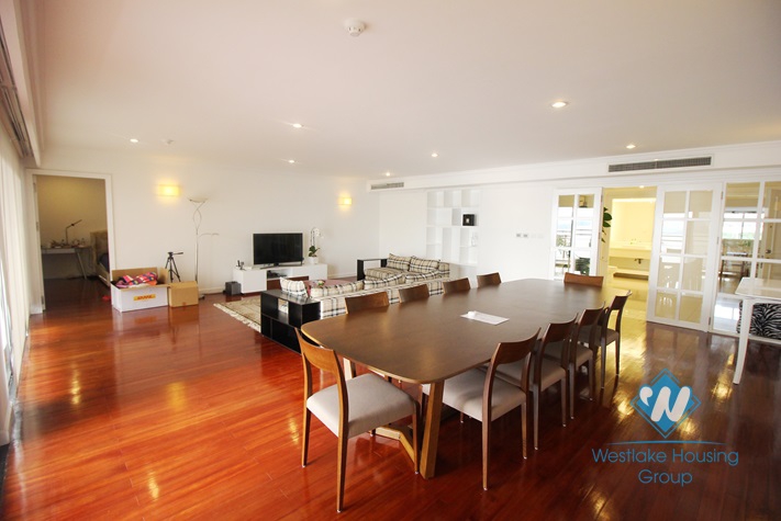 A super modern, bright and spacious apartment with full service for rent in Tay Ho